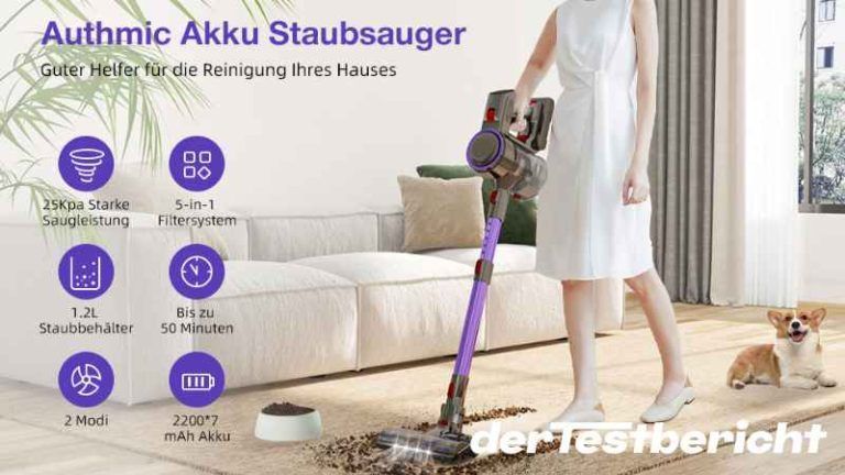 Read more about the article Authmic Akku Staubsauger im Test